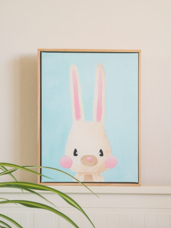 Little Rabbit  – Original Framed Canvas from I’d Pick You