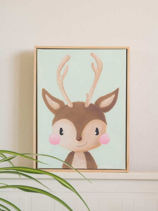 Little Deer  – Original Framed Canvas from I’d Pick You