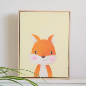 Little-Fox_Framed-Canvas_Original-Art